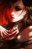 Drawn Blood Lust Chick - iPhone